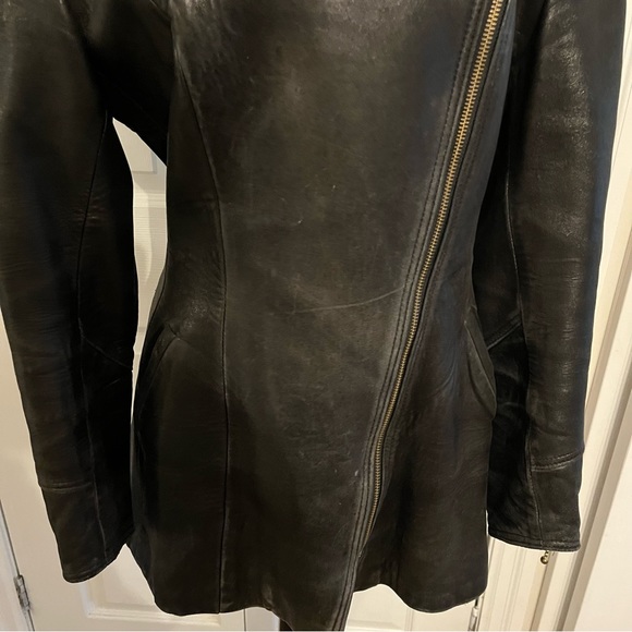 Vintage Simard & Voyer lamb skin genuine leather jacket , Sz S - Picture 11 of 17
